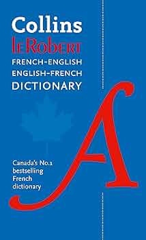 Collins French Dictionary コリンズ　辞書　仏英英仏 コリンズ 仏英・英仏辞典 ビニール表紙 2色刷 - メルカリ